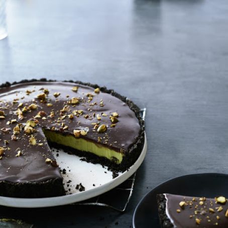 Avocado and Dark Chocolate Tart